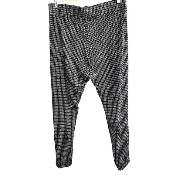 Lou & Grey for LOFT Black White Plaid Leggings Size L - Picture 4 of 10